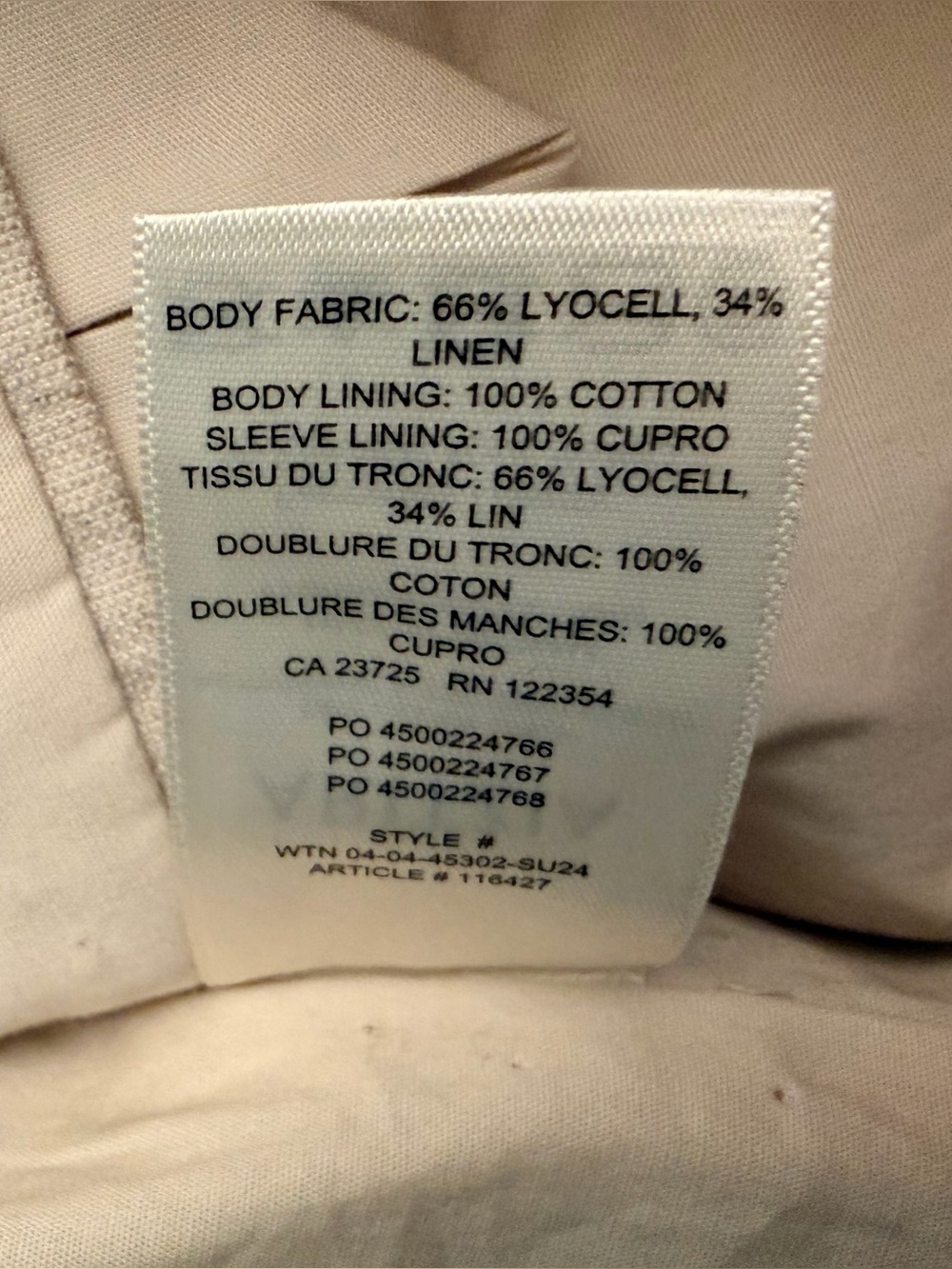 Wilfred Linen Generation Blazer - Picture 4 of 4